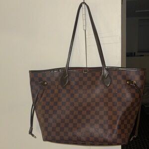 Louis Vuitton Brown Neverfull Tote